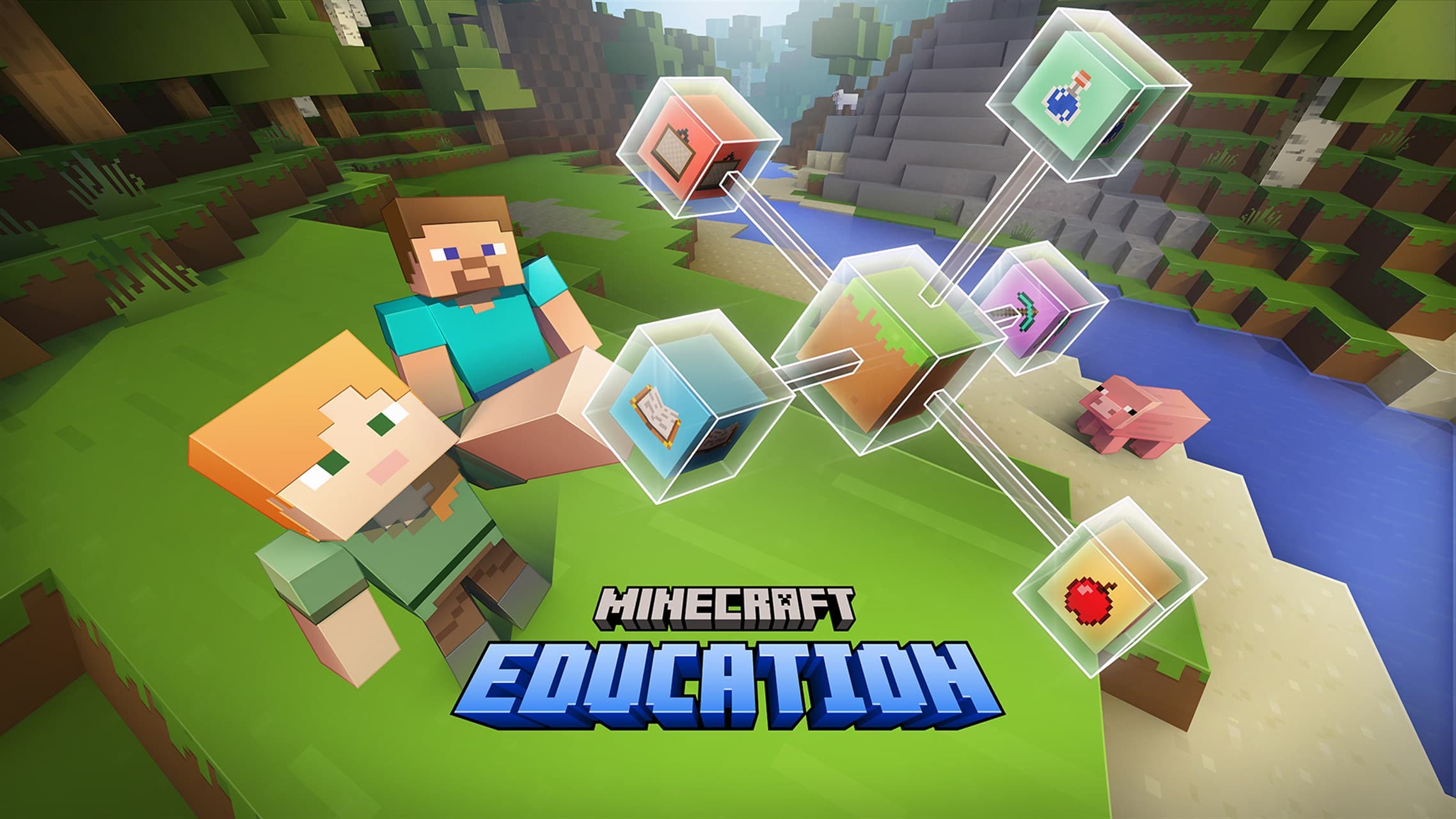 Minecraft Education coding environment